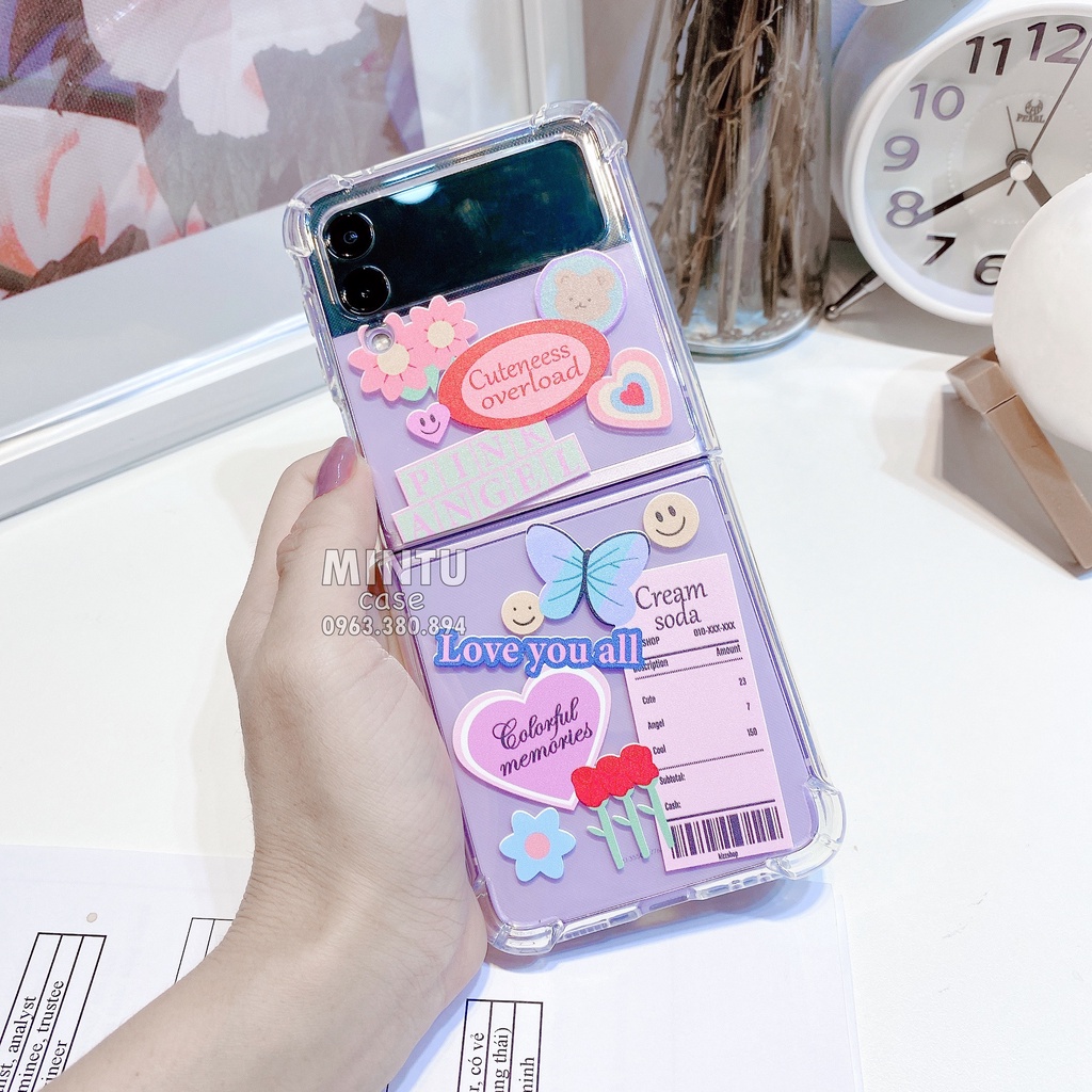 Ốp Samsung Galaxy Z Flip5 5G / Z Flip 5 / Z Flip4 5G / Z Flip 4 / Z Flip3 5G / Z Flip 3 -mã ZF09