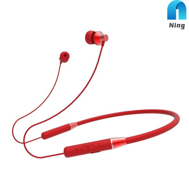 Tai nghe đeo cổ không dây bluetooth 5.0 âm thanh nổi từ tính ipx5 chống nước Lenovo he05