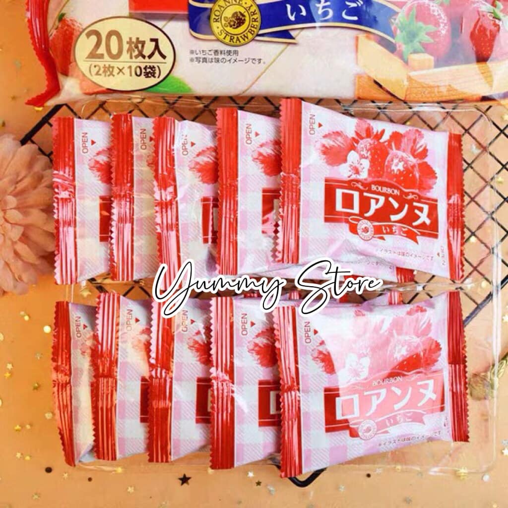 Bánh Quy Vị Kem Dâu Bourbon
