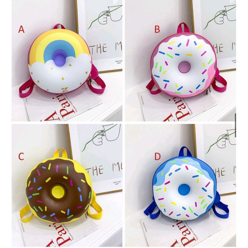 Ba lô bánh Donut đáng yêu dành cho bé " Shopee ship