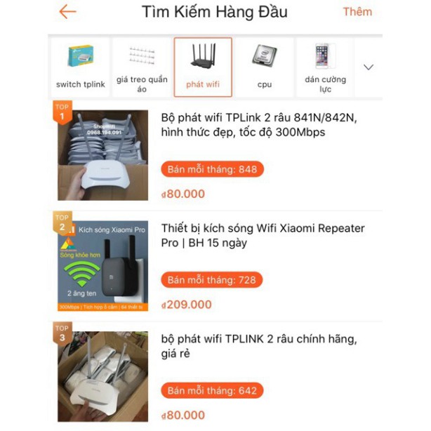 YT9 Bộ phát wifi TPLink hai râu 842N/841N, Cục phát wifi hình thức đẹp 300Mbps 45 YT9 | BigBuy360 - bigbuy360.vn