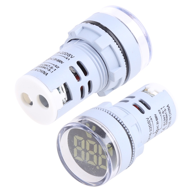 Vôn Kế Kỹ Thuật Số Hình Tròn Hiển Thị Đèn LED Siêu Bền Chất Lượng Cao