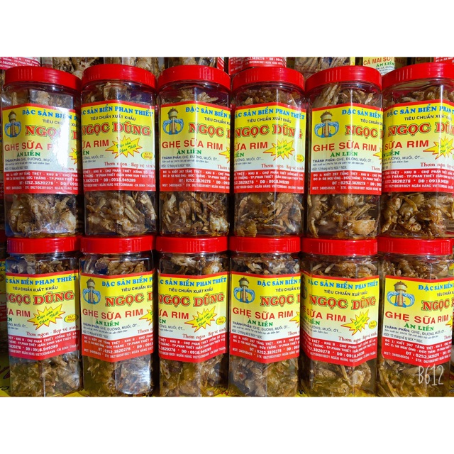 Ghẹ Sữa Rim  là món ăn yêu thích của shop Đặc Sản Biển Phan Thiết NGỌC DŨNG; Hộp 200 gram. HSD 12 tháng