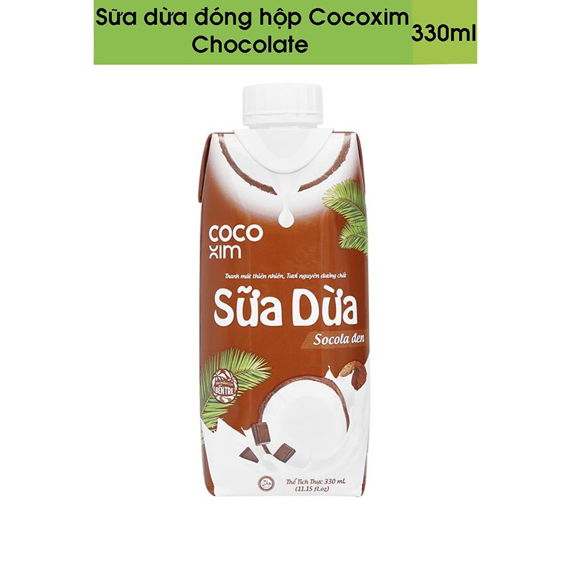 Sữa dừa đóng hộp Cocoxim Chocolate 330ml