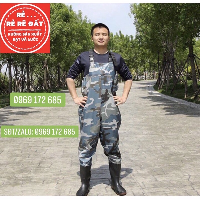 Quần áo lội nước loại dày nhất 1,1zem