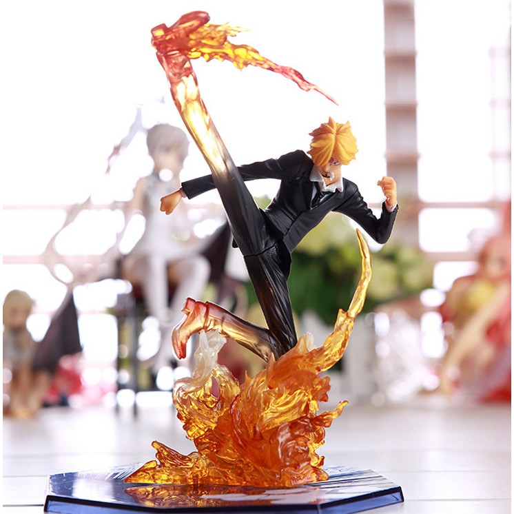 [Tặng kèm vòng tay Onepiece] Mô Hình One Piece Luffy Zoro Sanji Ace cao 18cm Cực đẹp Giá rẻ [Freeship đơn 300k]