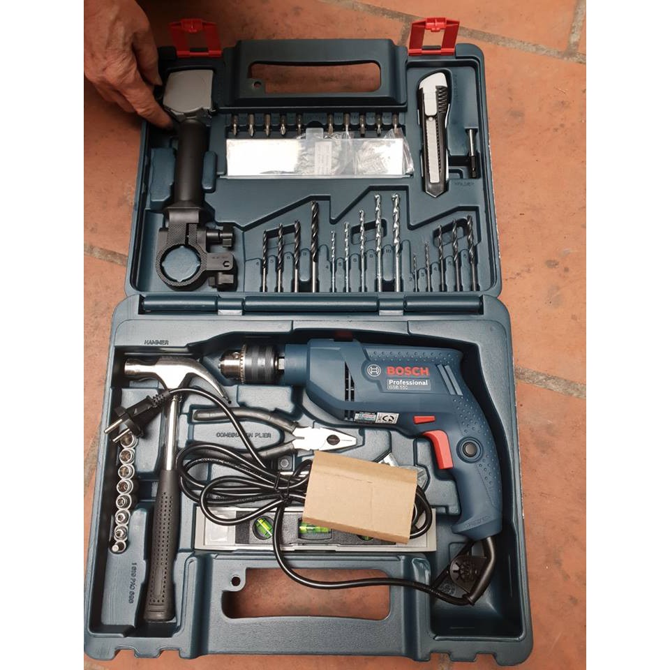Máy Khoan Động Lực Bosch GSB 550 Set Và Bộ Dụng Cụ 100 Chi Tiết | Shopee  Việt Nam