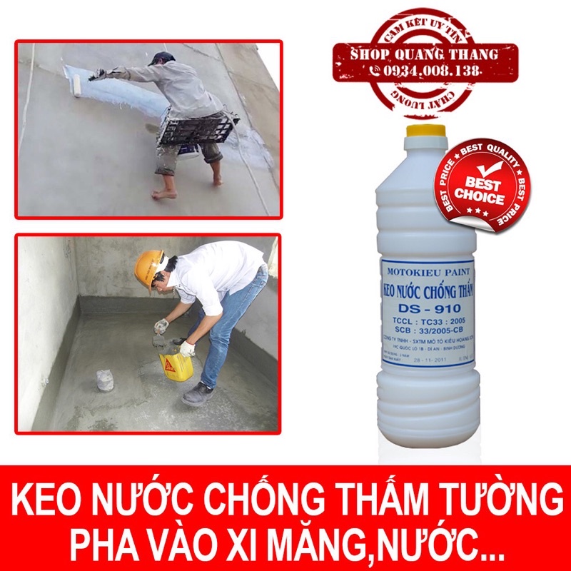 Keo chống thấm DS910 chai 900g