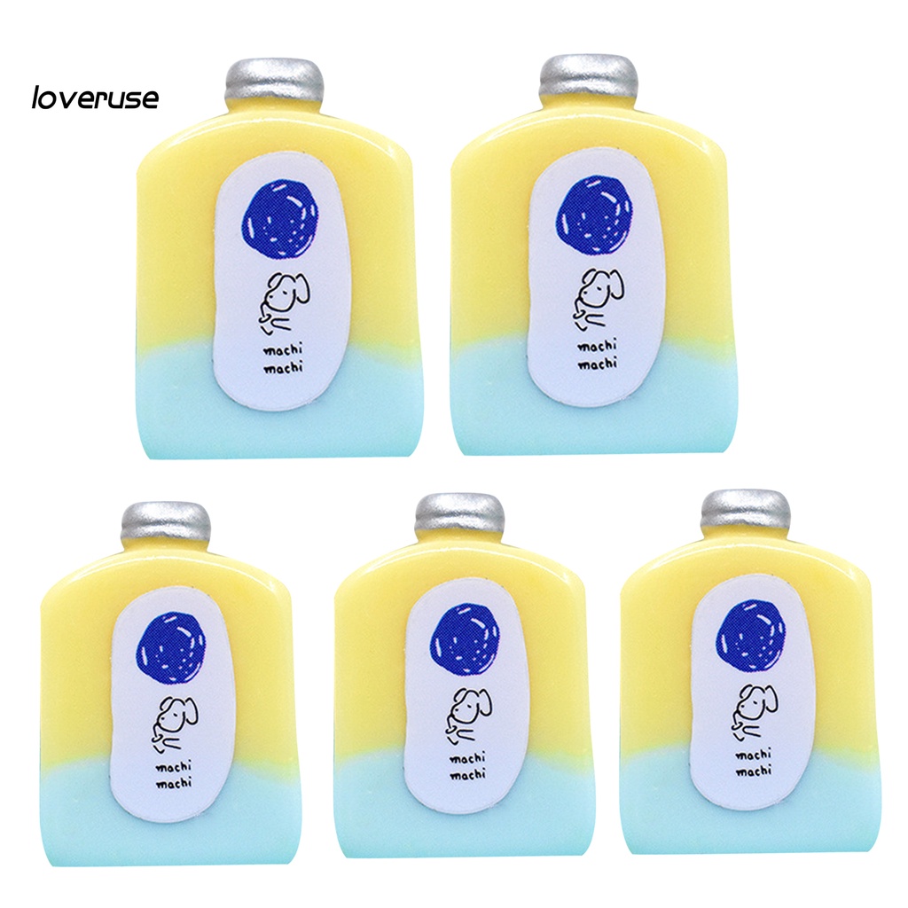 Set 5 bông tai hình chai trà sữa đáng yêu