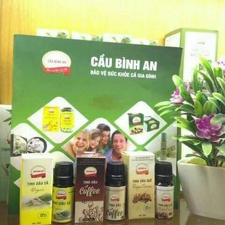 Combo 3 tinh dầu sả, cà phê, quế Cầu Bình An
