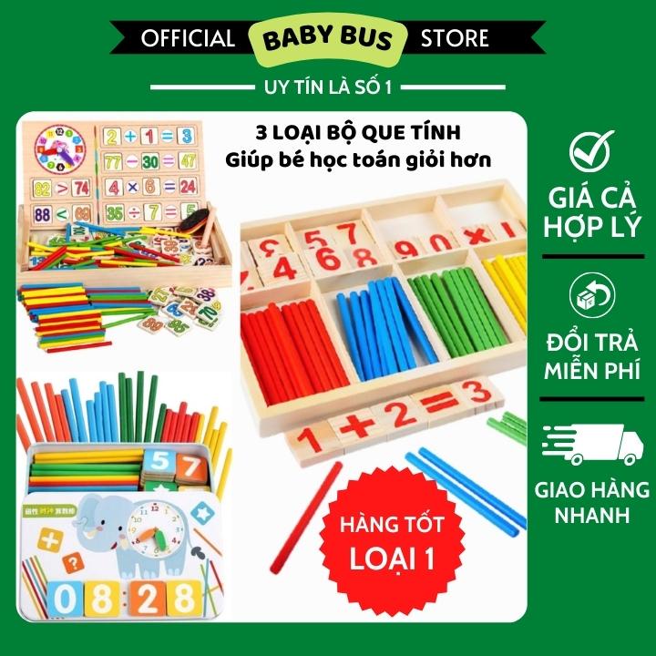 Giúp bé làm quen với toán học - Nhiều mẫu/loại bộ que tính và số tiện lợi cho bé thích thú với những con số