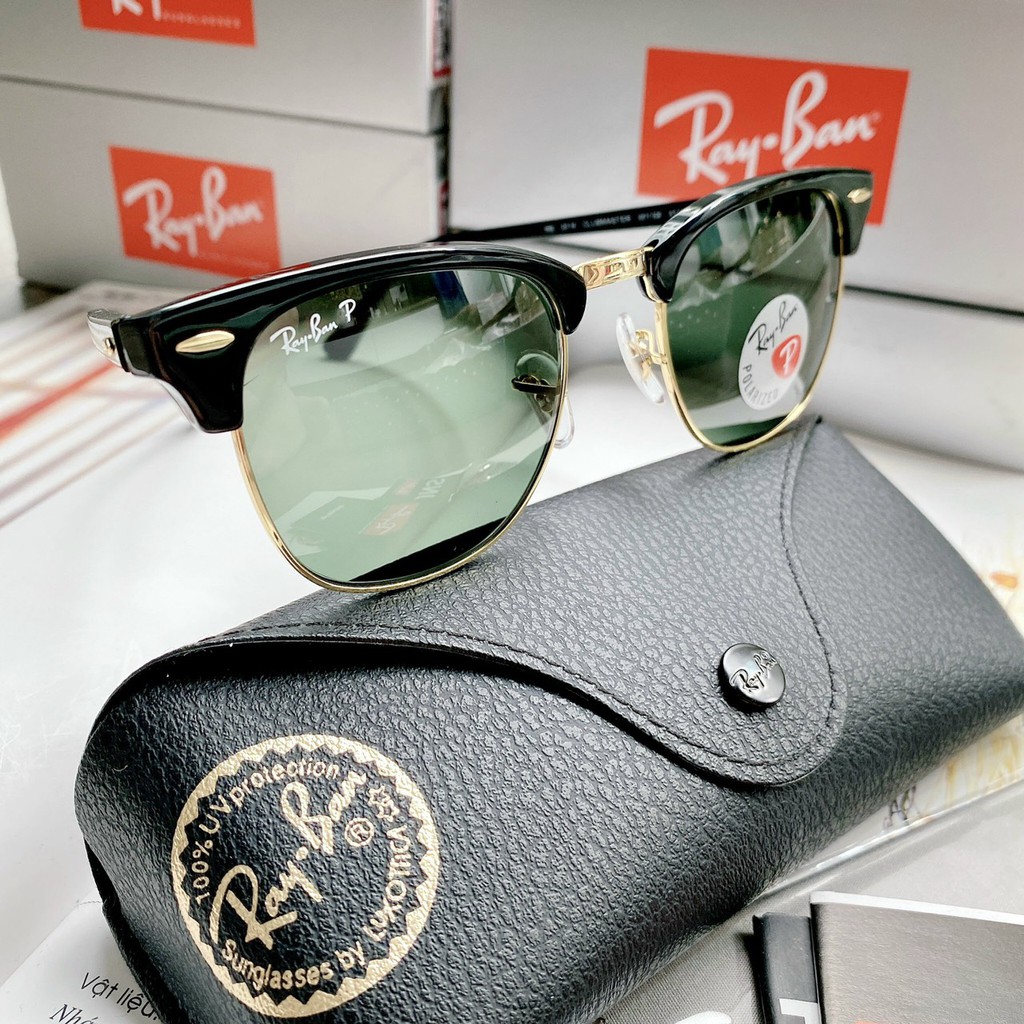 Kính mát chính hãng Rayban Clubmaster RB3016 901