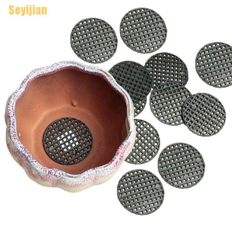 Set 10 Tấm Lưới Lót Đáy Chậu Hoa Chống Rò Rỉ Thoáng Khí