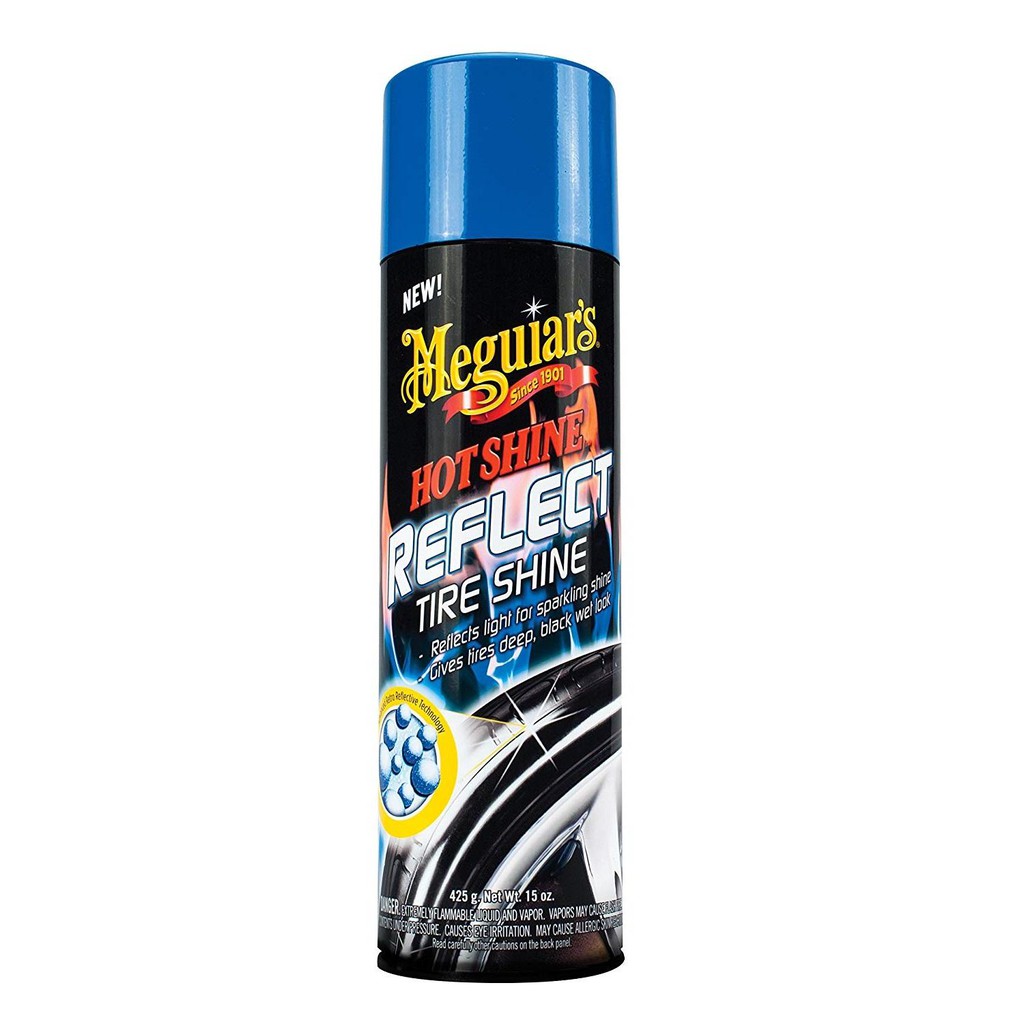 Meguiar's Dưỡng lốp dạng xịt có nhũ - Hot Shine Reflect - G18715, 15 oz, 425g