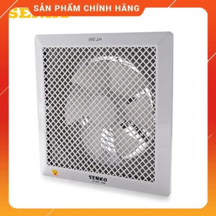 [Mã ELFLASH5 giảm 20K đơn 50K] Quạt hút thông gió âm trần 40W Senko HT250 - Hàng chính hãng - Bảo hành 12 tháng BM