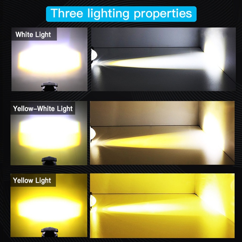 Bóng Đèn Pha LED Phá Sương Mù Thay Thế 9-30V Chuyên Dụng Cho Xe Mô Tô