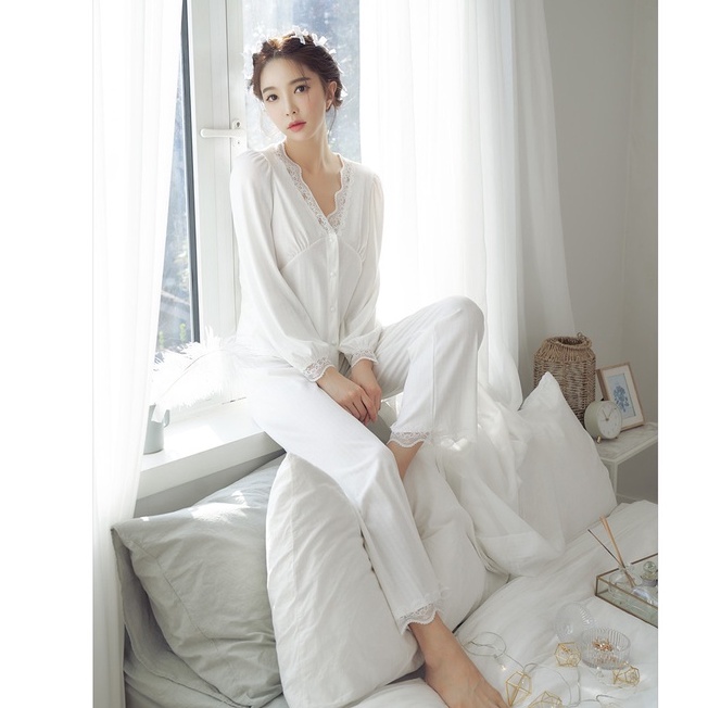 Đồ Bộ Mặc Nhà Pijama Cao cấp Lụa Satin Trơn đẹp IVY660