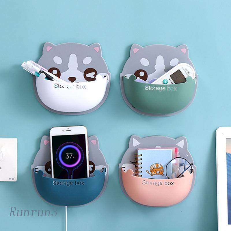 Hộp Đựng Điều Khiển Từ Xa / Điện Thoại Đa Năng Gắn Tường Không Cần Đục Lỗ