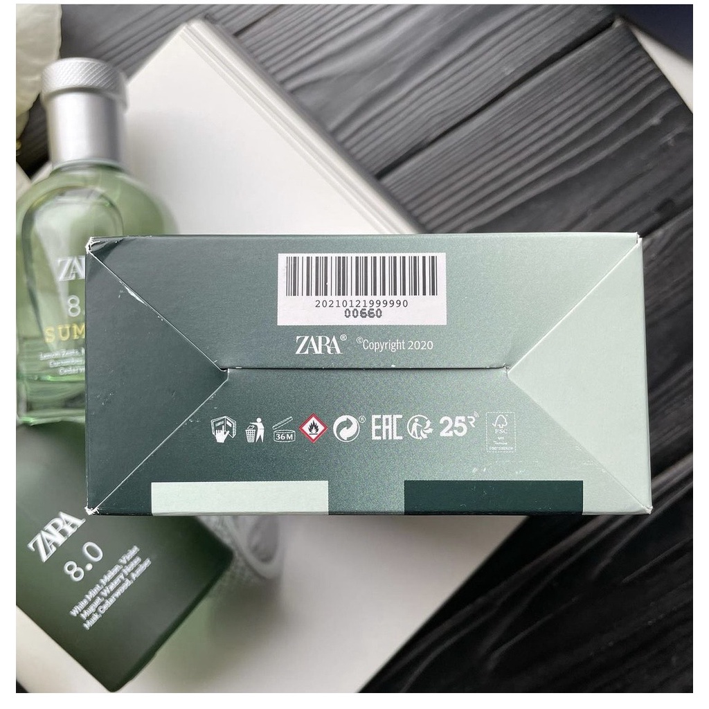 SET NƯỚC HOA NAM ZARA 8.0 + 8.0 SUMMER EDT 80 ML