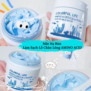 Mặt nạ bùn Amino Acid rong biển thu nhỏ chân lông giúp da sáng đều màu kiềm dầu hiệu quả
