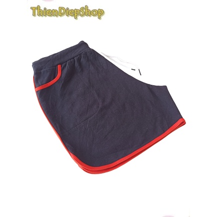 Quần đùi nữ siêu Big size (70kg - 85 Kg) mặc nhà màu đen, quần short ngắn dây rút vãi thun cotton, dáng ôm.