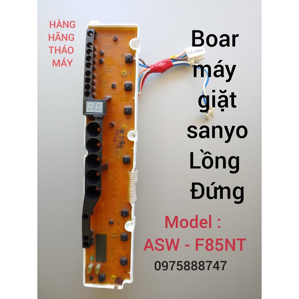 Bo máy giặt Sanyo _ Aqua lồng đứng model : ASW - F85NT ( Hãng tháo máy )