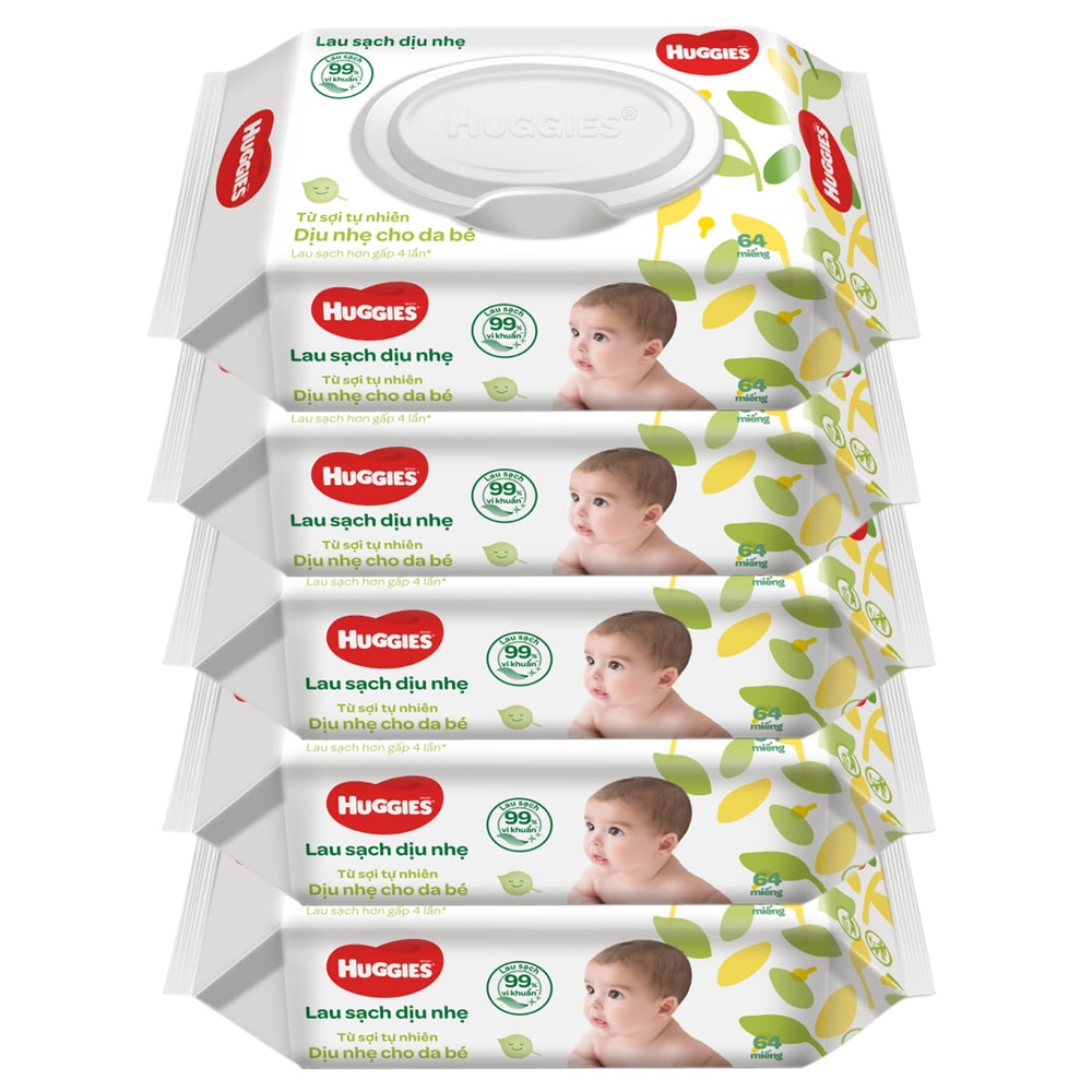 Khăn ướt Huggies 64 miếng