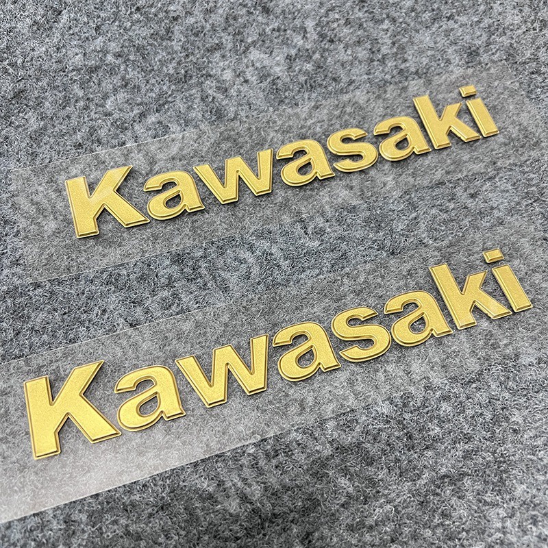 KAWASAKI Sticker Logo 3D Chuyên Dụng Dành Cho NINJA 400 NINJA 250R 300R ZX6R ZX