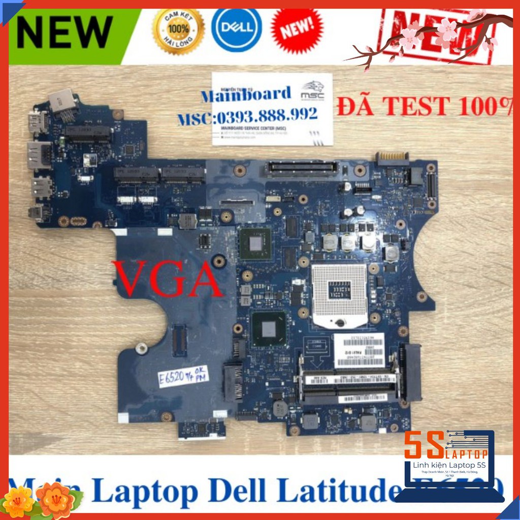 [GIÁ SỐC] Main Laptop Dell Latitude E6520 Latitude/ VGA GeForce GT540M