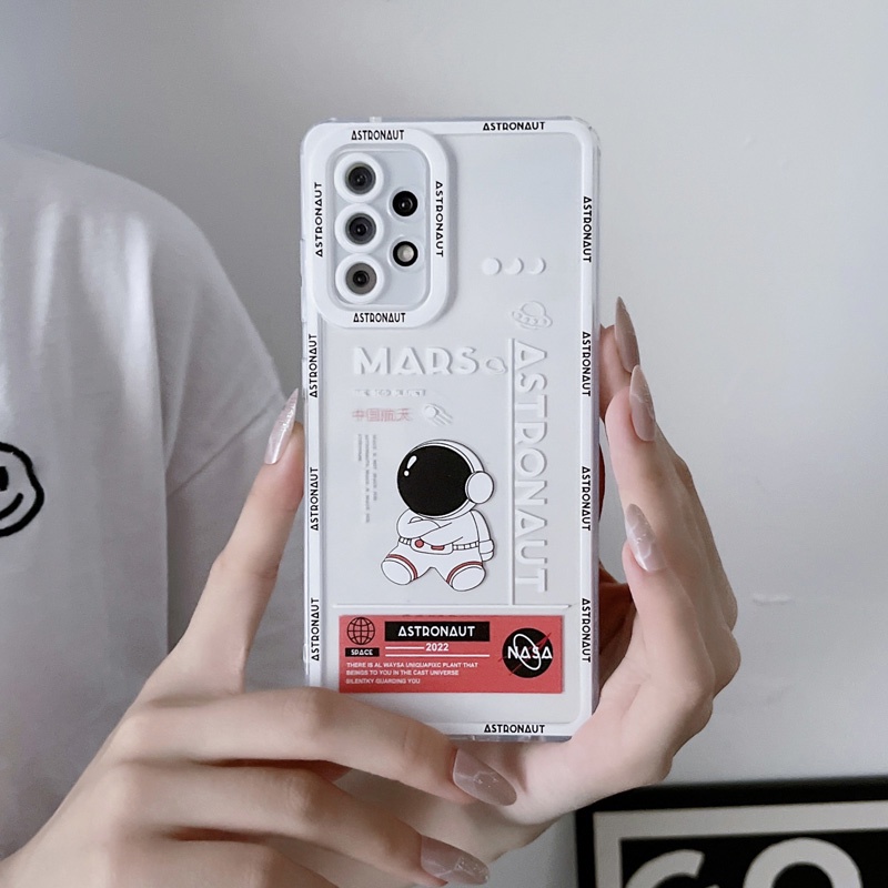 XIAOMI Ốp Điện Thoại Silicon Hình Phi Hành Gia Redmi 10C 11T Pro 12 Mi 11 Lite 5G NE Redmi Note 11 11S 10 Pro 5G