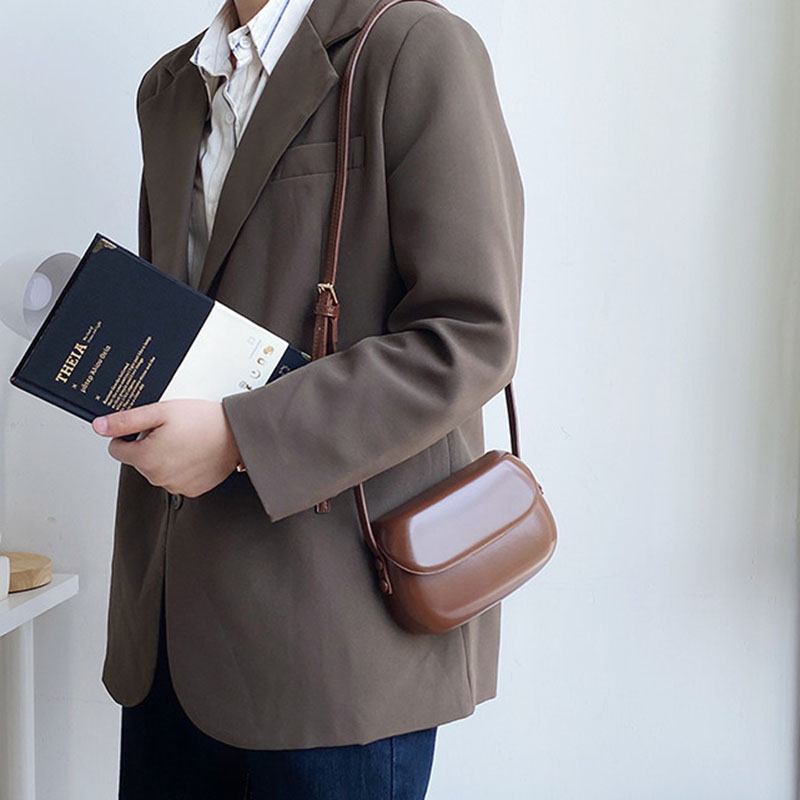 IELGY Túi xách da IELGY phong cách Hàn Quốc thời trang cho nữ