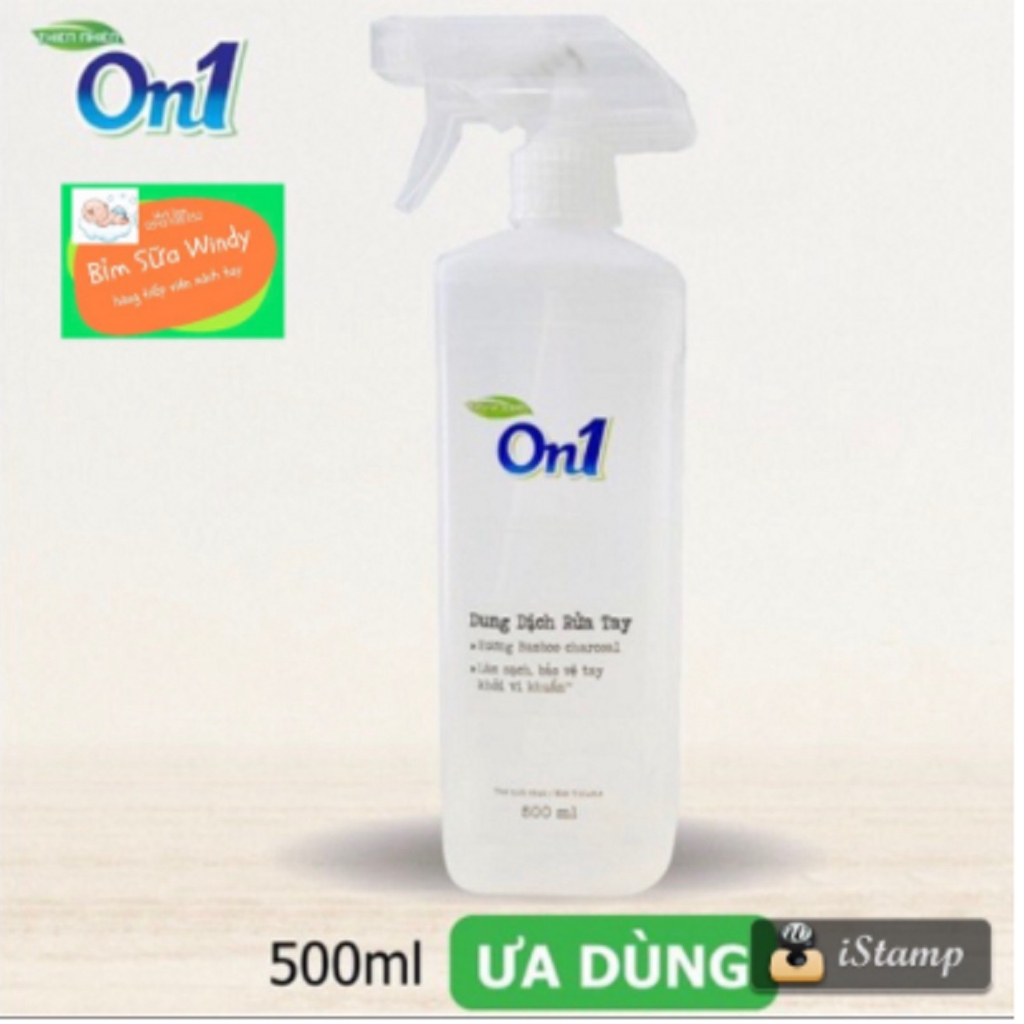 Dung Dịch Rửa Tay Khô On1 Hương BamBoo Charcoal 500ml