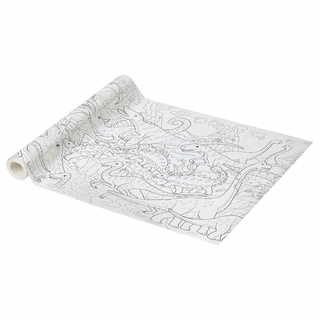 Cuộn giấy vẽ tô màu khủng long cho bé Jattelik IKEA
