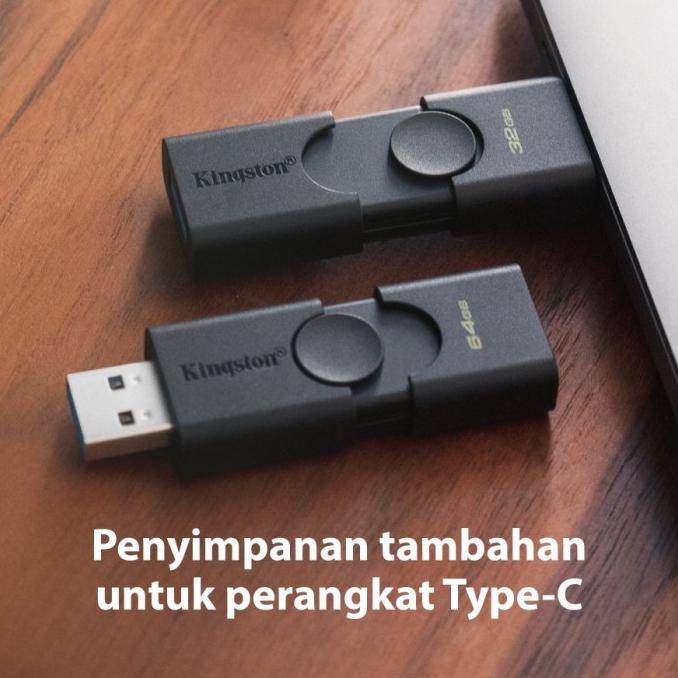 Cáp Chuyển Đổi Dữ Liệu Usb Type-c 32gb Kingston Otg Dtde Duo Flashdisk - 32 Gb