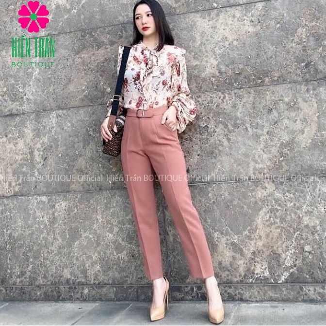 Quần tây nữ đai vuông Ruby Fashion chất vải cao cấp | BigBuy360 - bigbuy360.vn