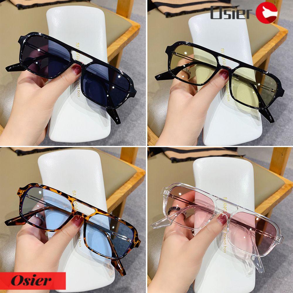 Kính Mát Họa Tiết Da Báo Chống Tia UV 400 Phong Cách Cổ Điển Cho Nữ OSIER1