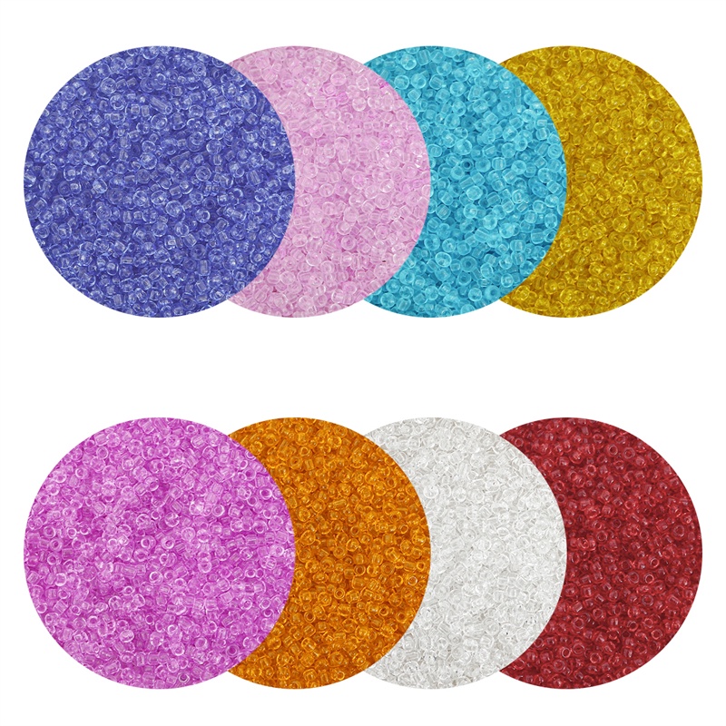 Túi 1000 hạt charm 3mm bằng thủy tinh dùng làm trang sức diy