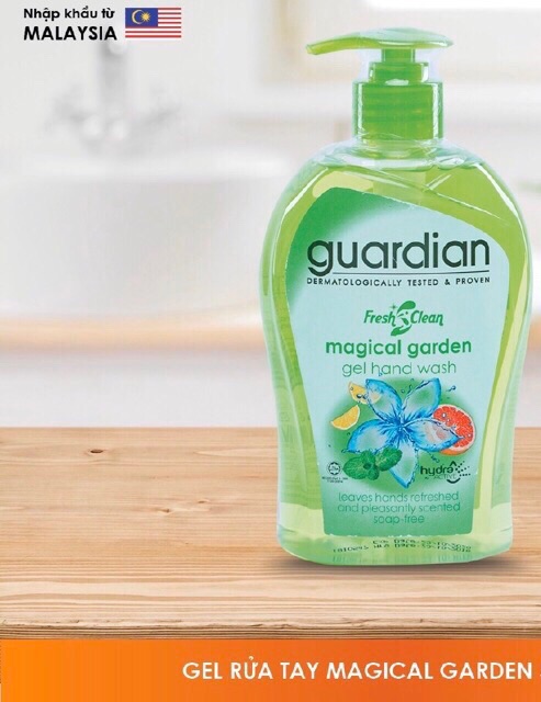 Gel rửa tay Guardian Fresh 500ml- Malayxia