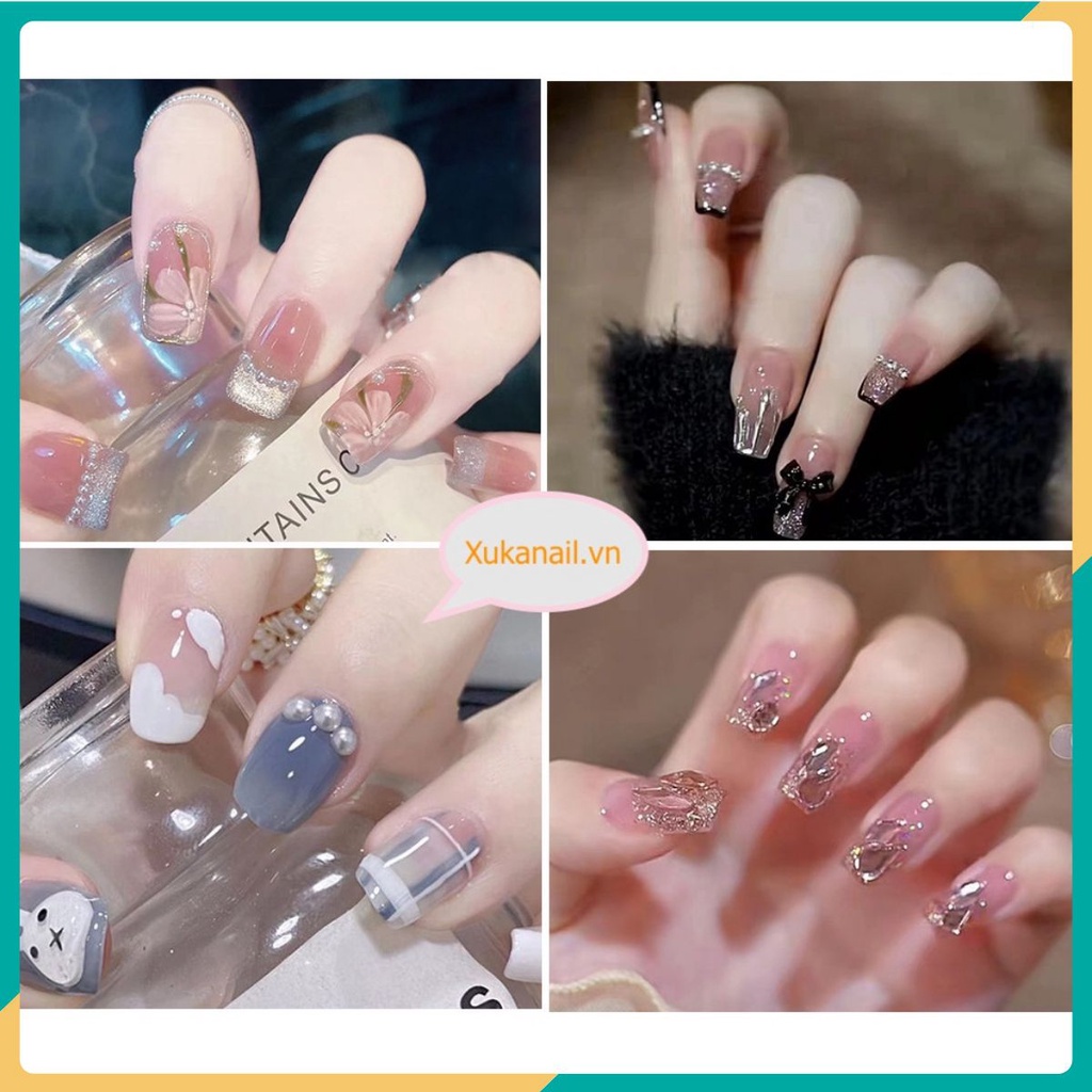 Móng tay giả 💖kèm keo💖 24 móng đẹp làm nail