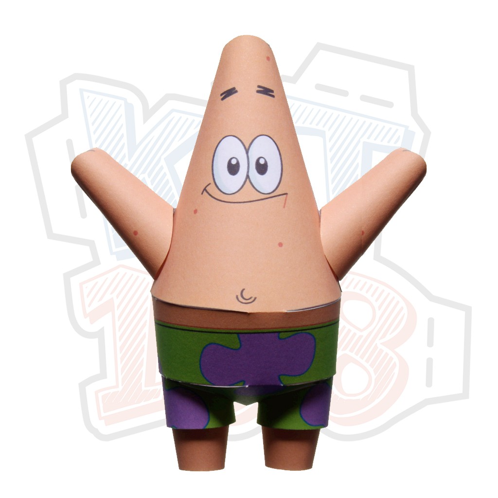 Mô hình giấy Cartoon Game Patrick Star