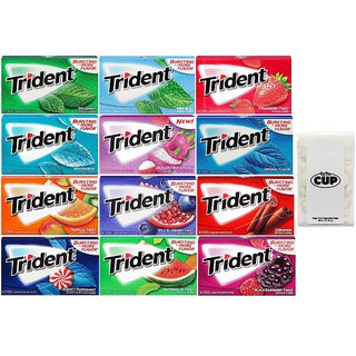 [Vĩ 14 thanh] Kẹo singum Trident nhập khẩu - Date Dài