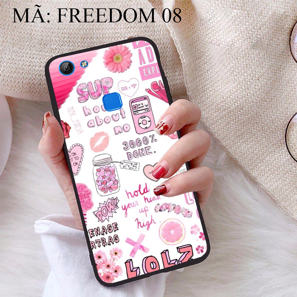 Ốp lưng Vivo V7 viền dẻo TPU BST Phong Cách Freedom