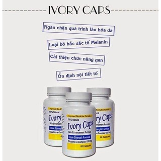60 VIÊN IVORY CAPS CỦA MỸ