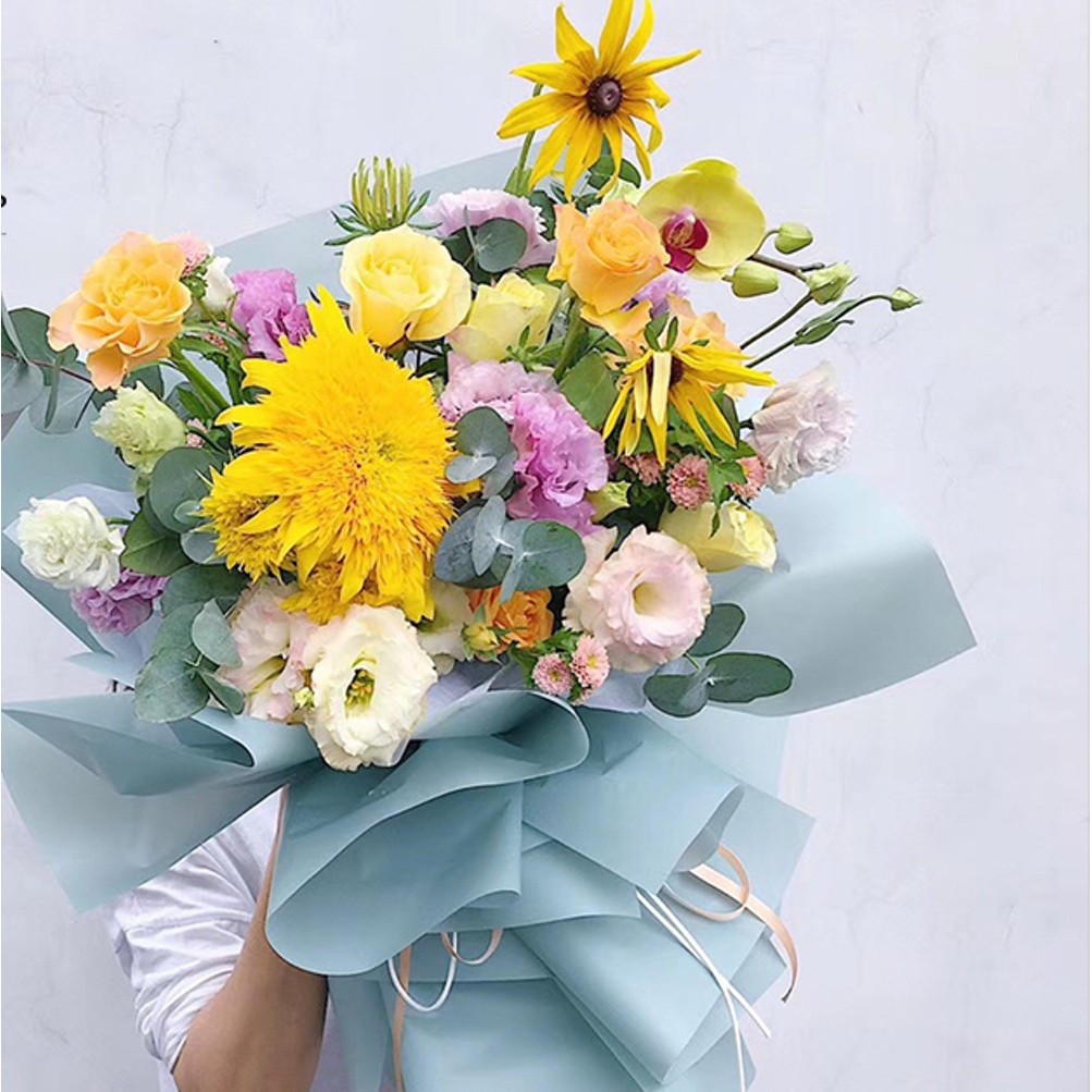 Giấy Gói Hoa Bóng Mờ Trơn Thượng Hải 60cm x60cm 20 tờ #2