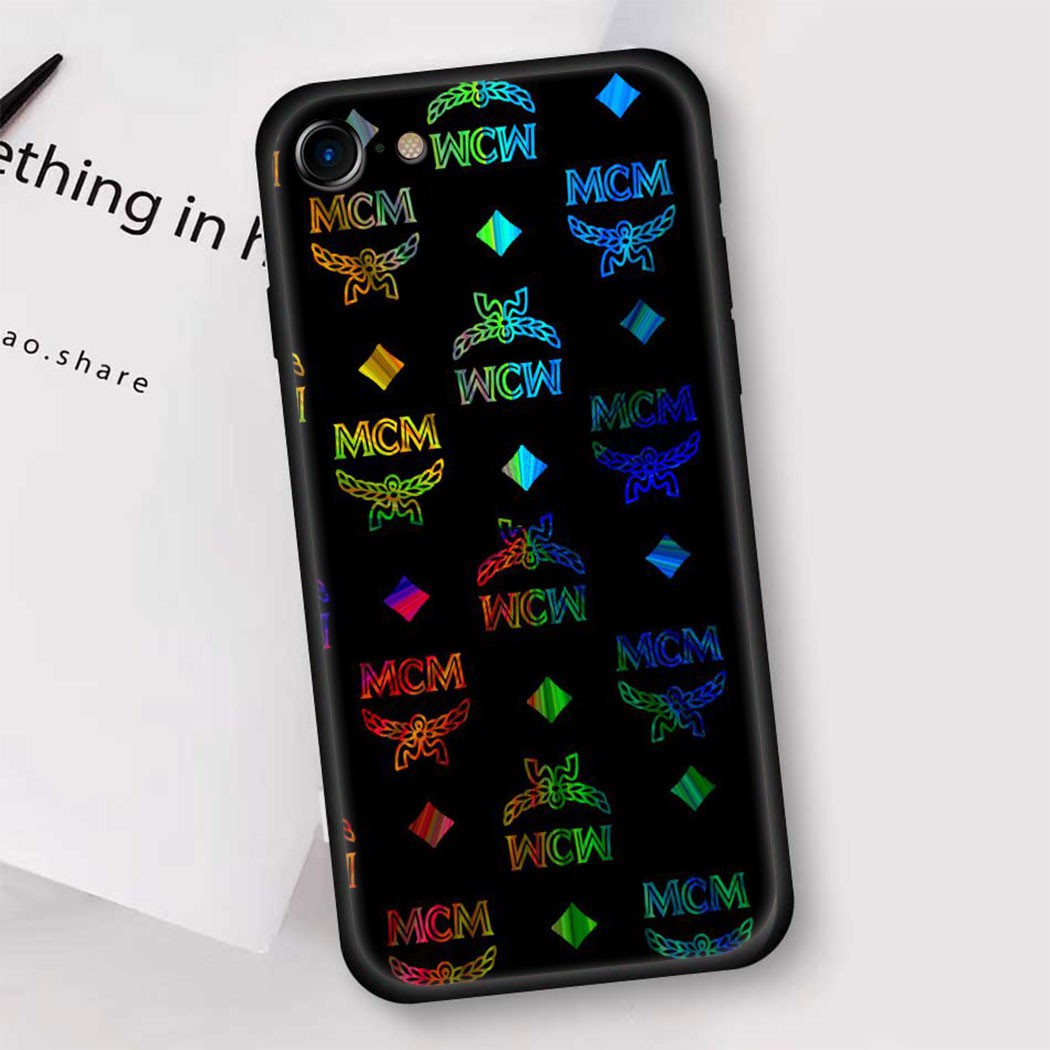 IPHONE MCM Ốp Lưng Silicone Mềm In Hình Mcm Cho Iphone X / Xr / Xs Max / 5 / 6 / 5s / 6s / 7 / 8 Plus / Se