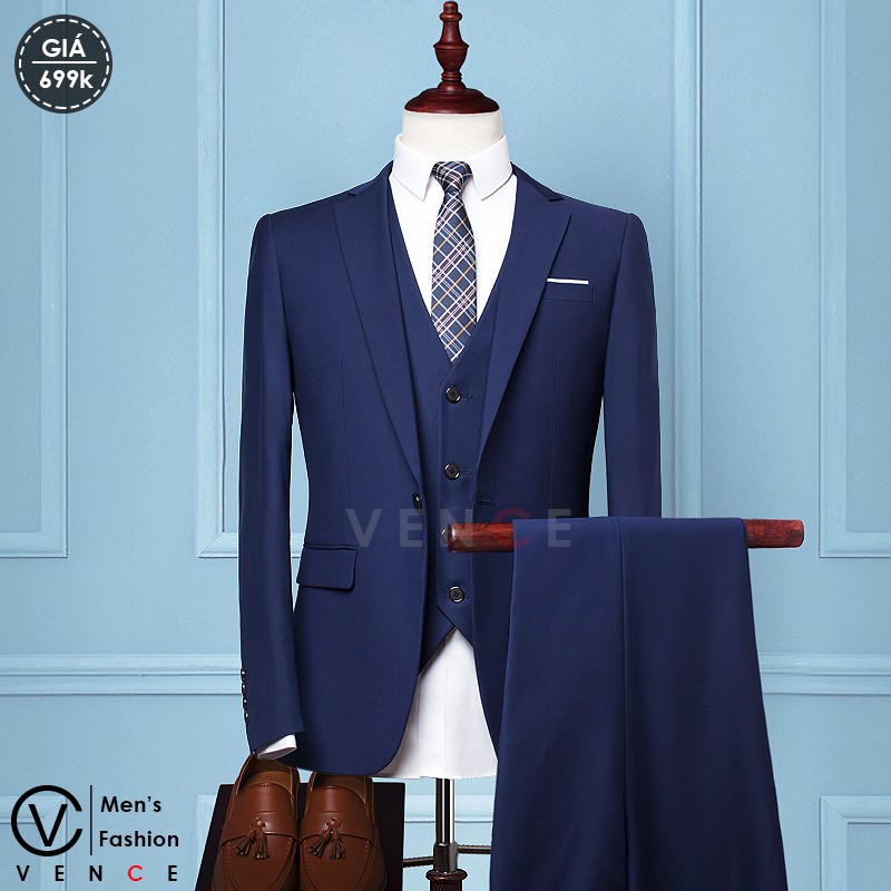 VEST NAM CAO CẤP 1 khuy Form ôm body - kiểu dáng trẻ trung - chất vải đẹp co giãn nhẹ - full size