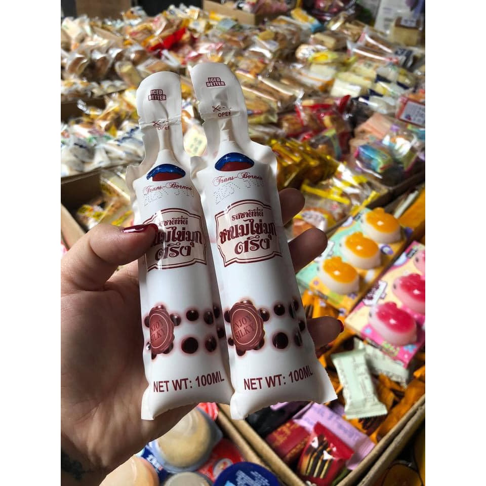 Thạch kem trân châu sữa đường đen Thái Lan 6k/ 2 gói (1 cái 100ML) | BigBuy360 - bigbuy360.vn