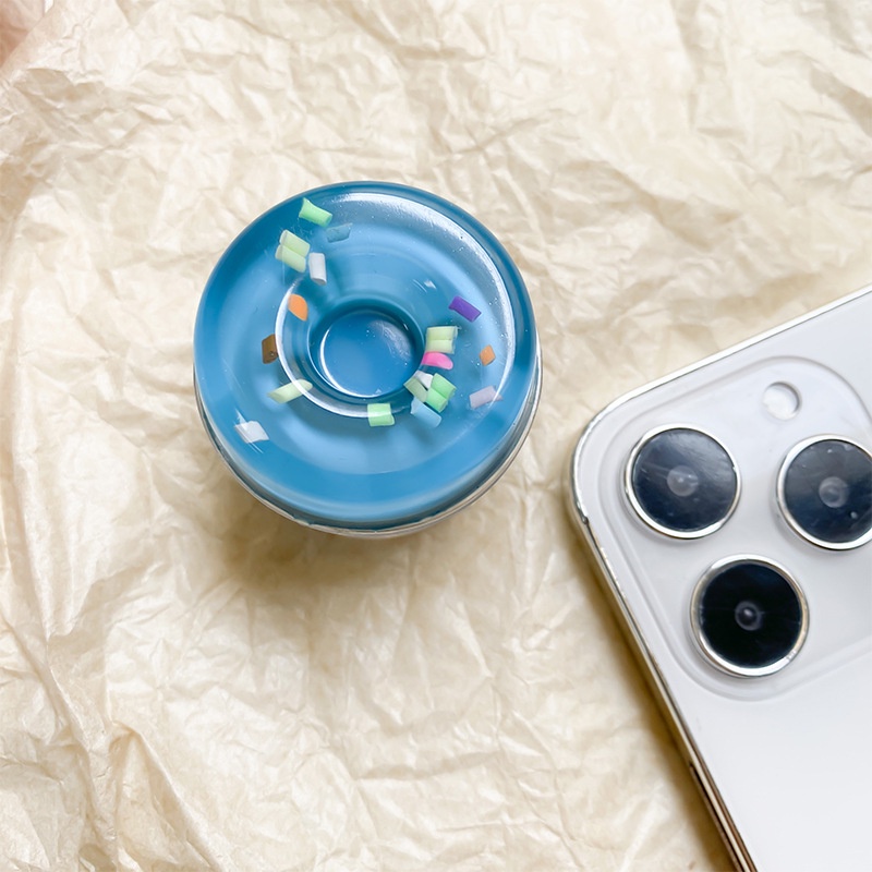 Giá Đỡ Điện Thoại Hình Bánh Donut Nhiều Màu Dễ Thương