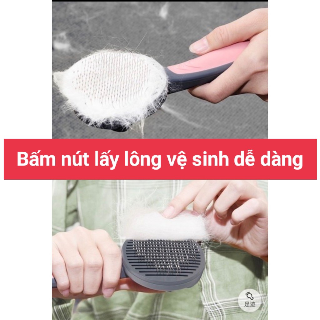 Lược chải lông chó mèo cao cấp PakeWay T9 - 3 màu siêu đẹp (Hàng chính hãng)