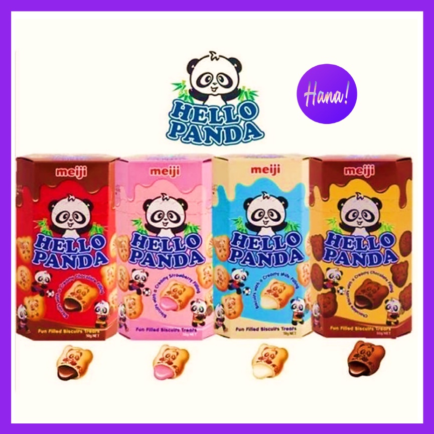 Bánh gấu Meiji Hello Panda 50g